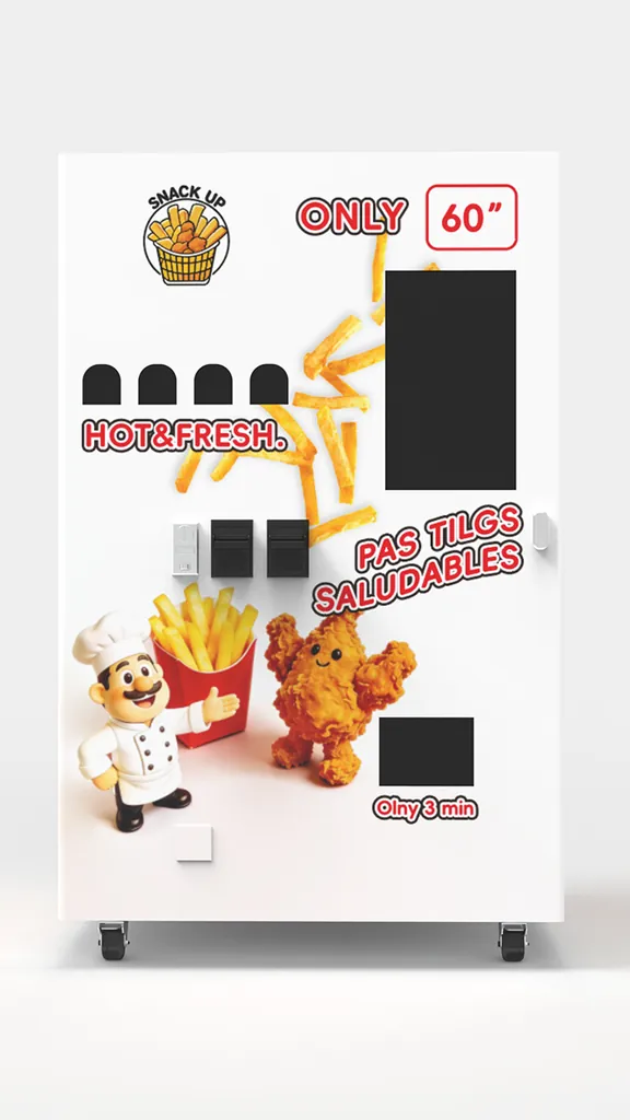 Snack and fries vending machine (SNACK UP)