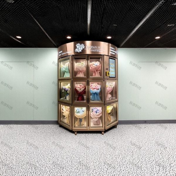 Florist flower vending machine with remotely management system automatically dispensing rose - Image 2