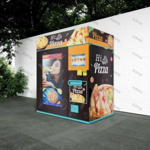 Hot food pizza vending machine self-service selling and heating pizza  bring convenience to people