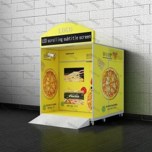 12 inch pizza Outdoor waterproof sun-resistant and insulated  pizza vending machine can be used in gas station
