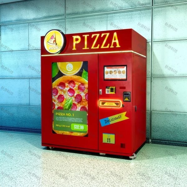Support 12 inchs big meat and vegetable pizza selling  pizza vending machine in university schools - Image 3