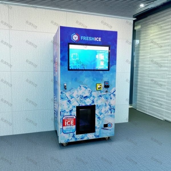 Summer ice-maker vending machine with card payment system can sell edible ice cube - Image 2