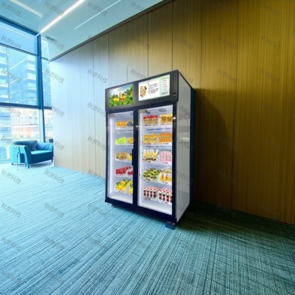 Smart vending machine with weighing sensor technology selling fruit,vegetable,egg,snack and cold drink