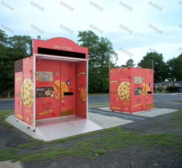 12 inch pizza Outdoor waterproof sun-resistant and insulated  pizza vending machine can be used in gas station - Image 3