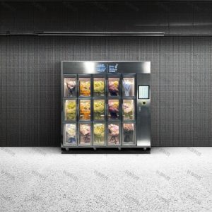 Good capacity smart locker flower vending machine selling different fresh flower,gift in subway