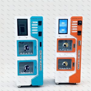 Newest Automatically helmet washing vending machine with coin, money and card payment method